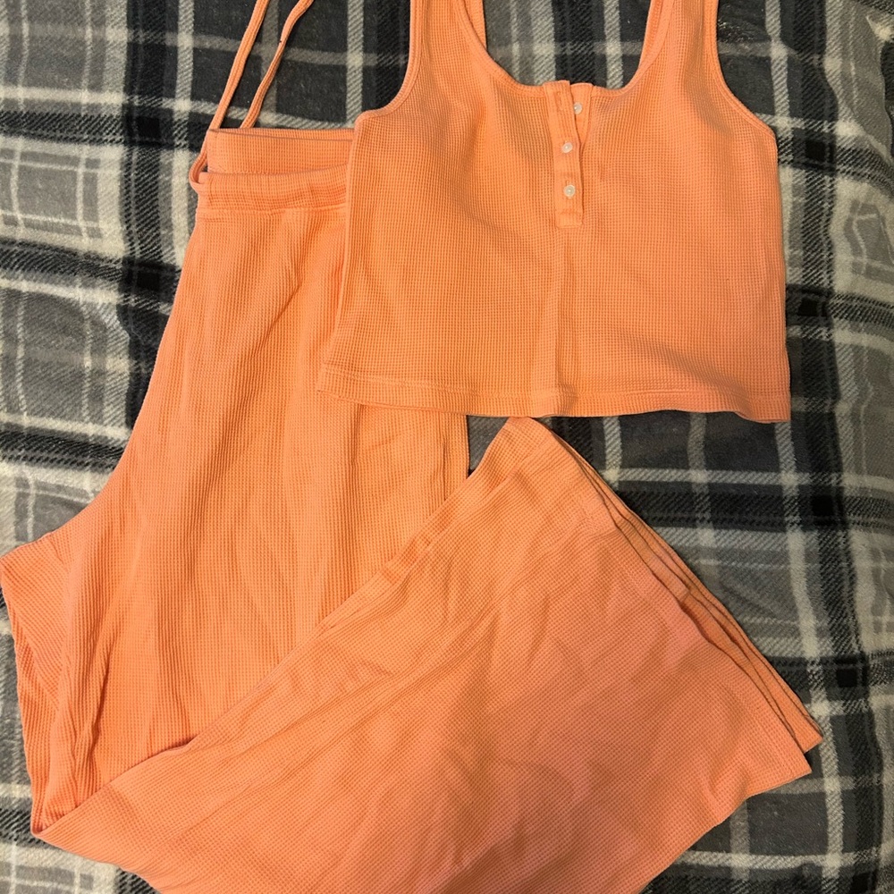 Old Navy Peach Tank and Pants Pajama Set